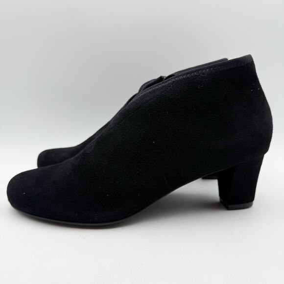 David Tate Womens Anna Bootie US 9.5 M Black Suede Ankle NIB - Picture 9 of 13